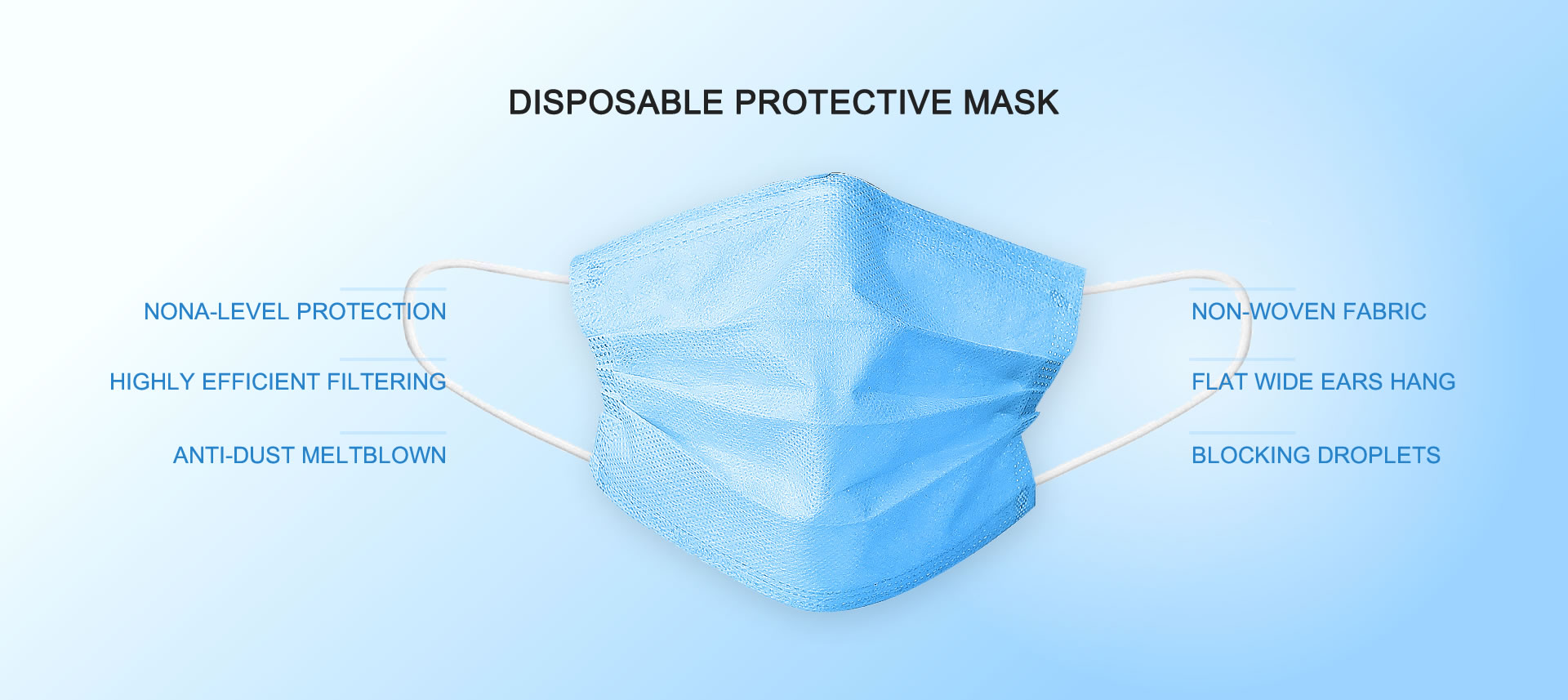 3 Layers Disposable Protection Face Mask